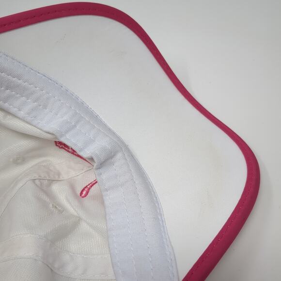 Puma Snapback Baseball Cap White One Size Adjustable Embroidered Vented Holes - Picture 9 of 11